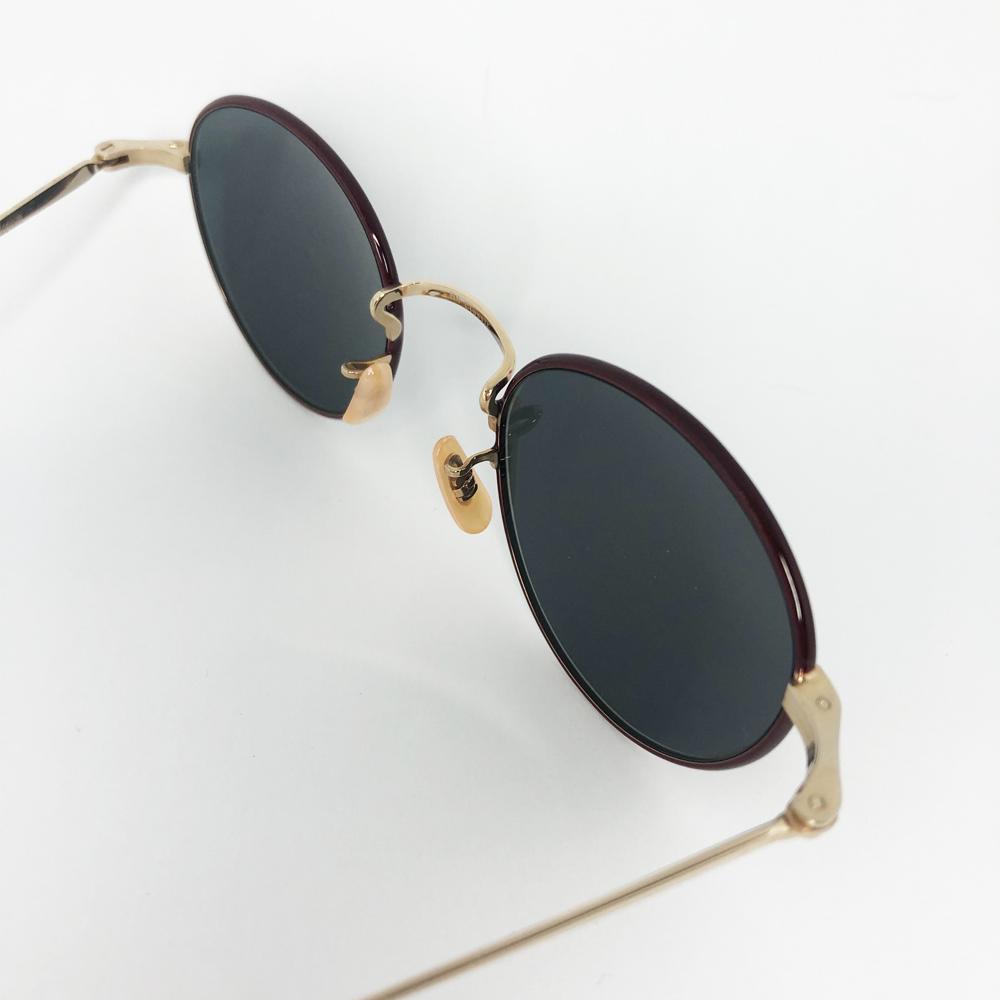 BJ Classic Sunglasses PREM-114S NT Gold & Red