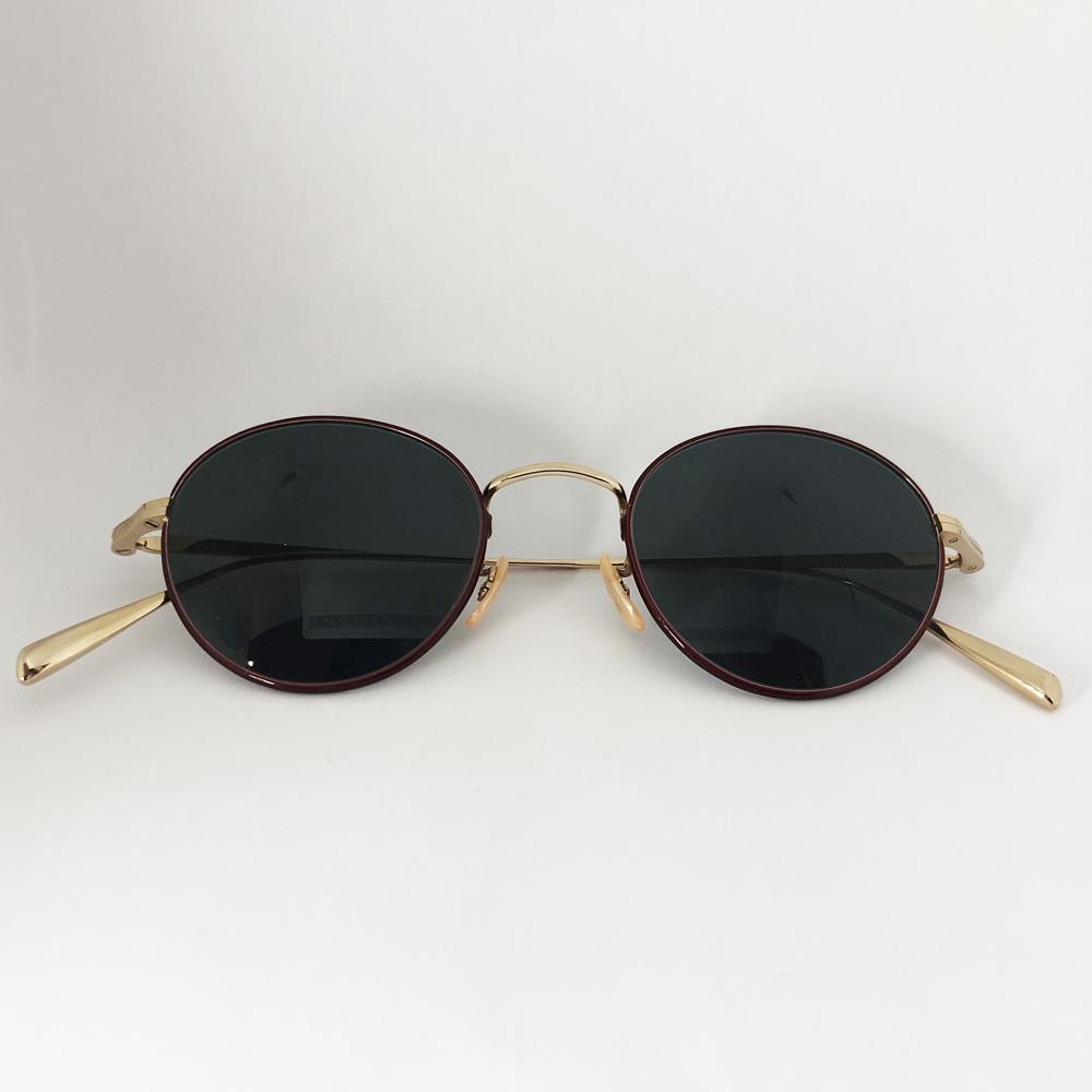 BJ Classic Sunglasses PREM-114S NT Gold & Red