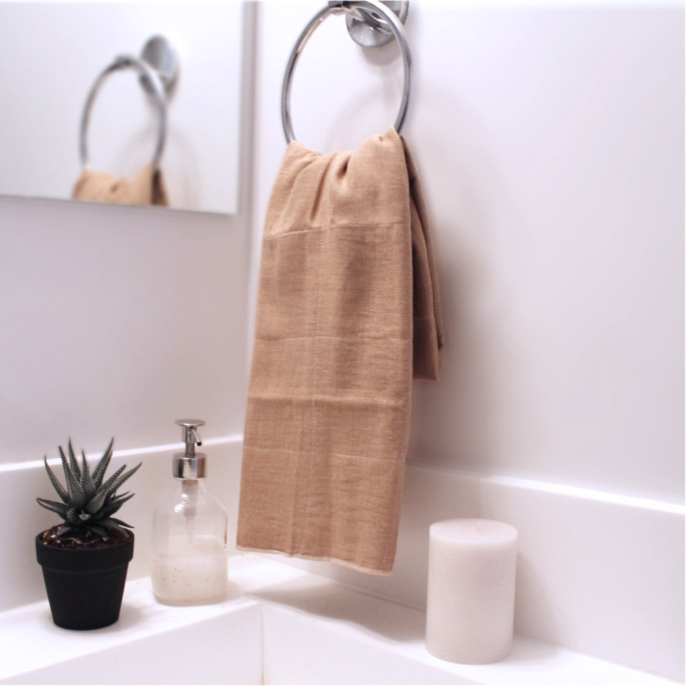 Organic Cotton Hand Towel-Japan-Best.net-White-Japan-Best.net