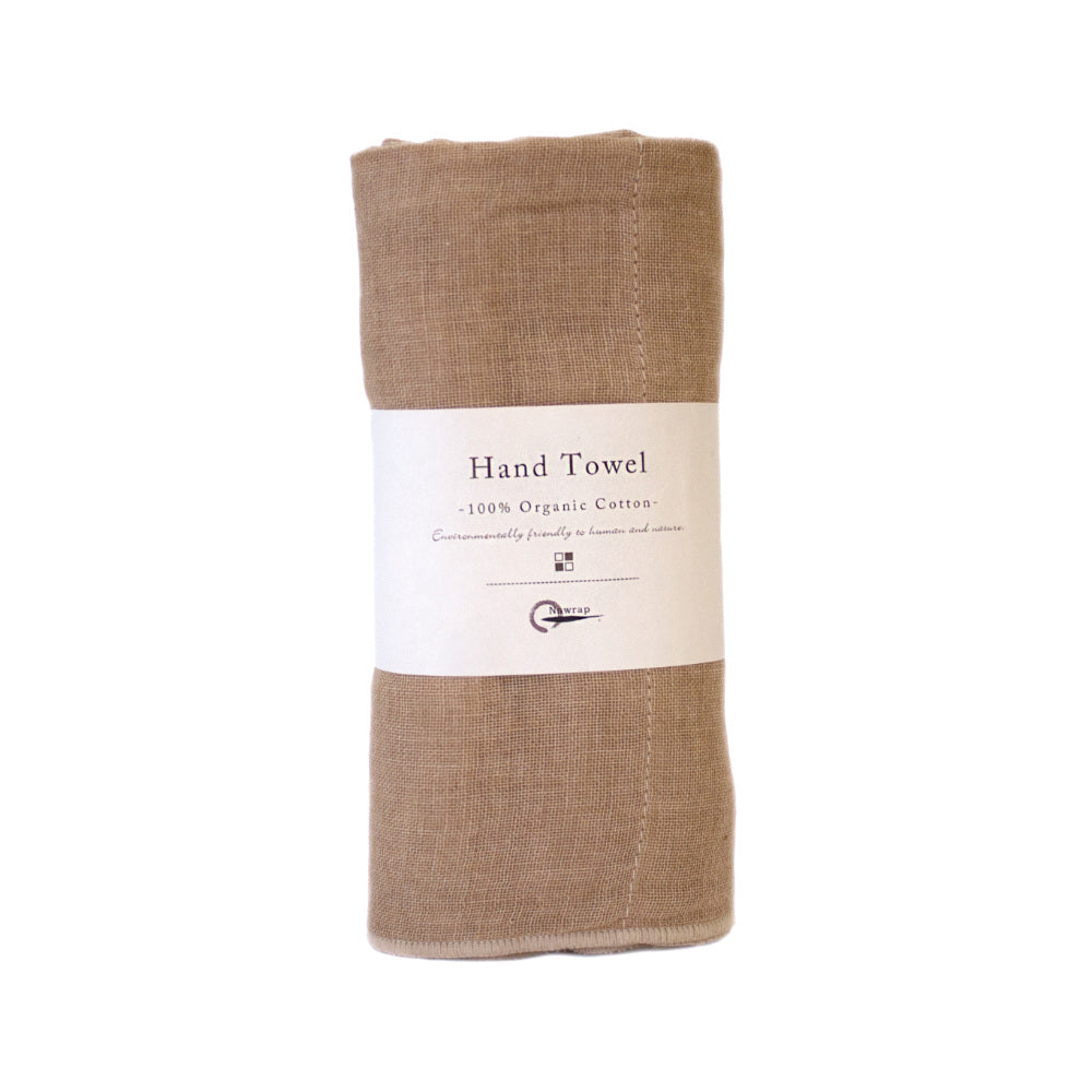 Organic Cotton Hand Towel-Japan-Best.net-Brown-Japan-Best.net