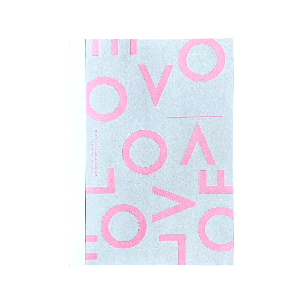 LOVE Notebook – 5mm Heart Grid (♡)-www.Japan-Best.net-Pink Print-Japan-Best.net