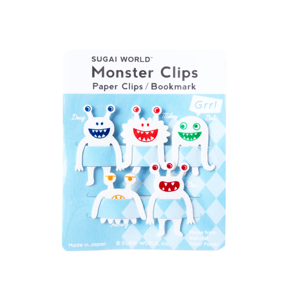 Monster Family Bookmarks-Japan-Best.net-White-Japan-Best.net