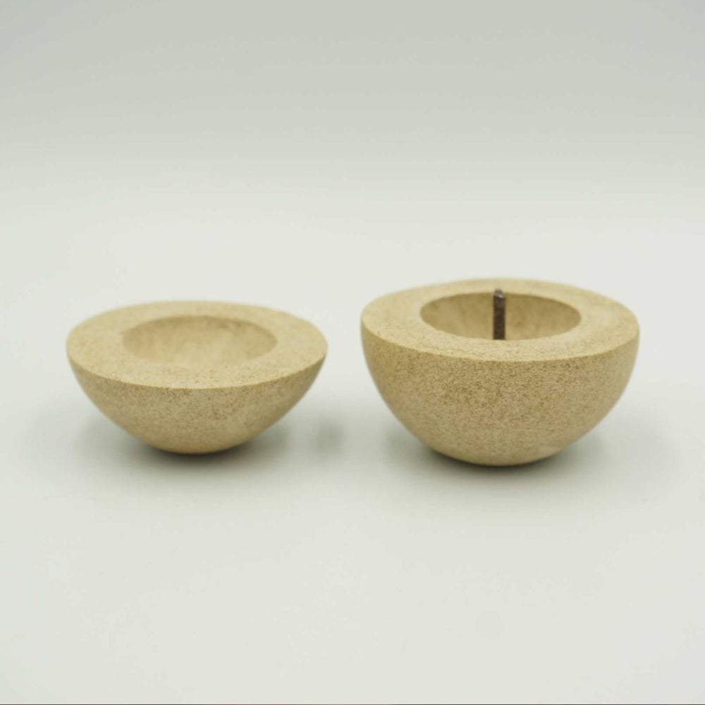 Cosmic Hemp & Charcoal "Warosoku" Candle-Warosoku Candle-Japan-Best.net-Candle Holder-Japan-Best.net