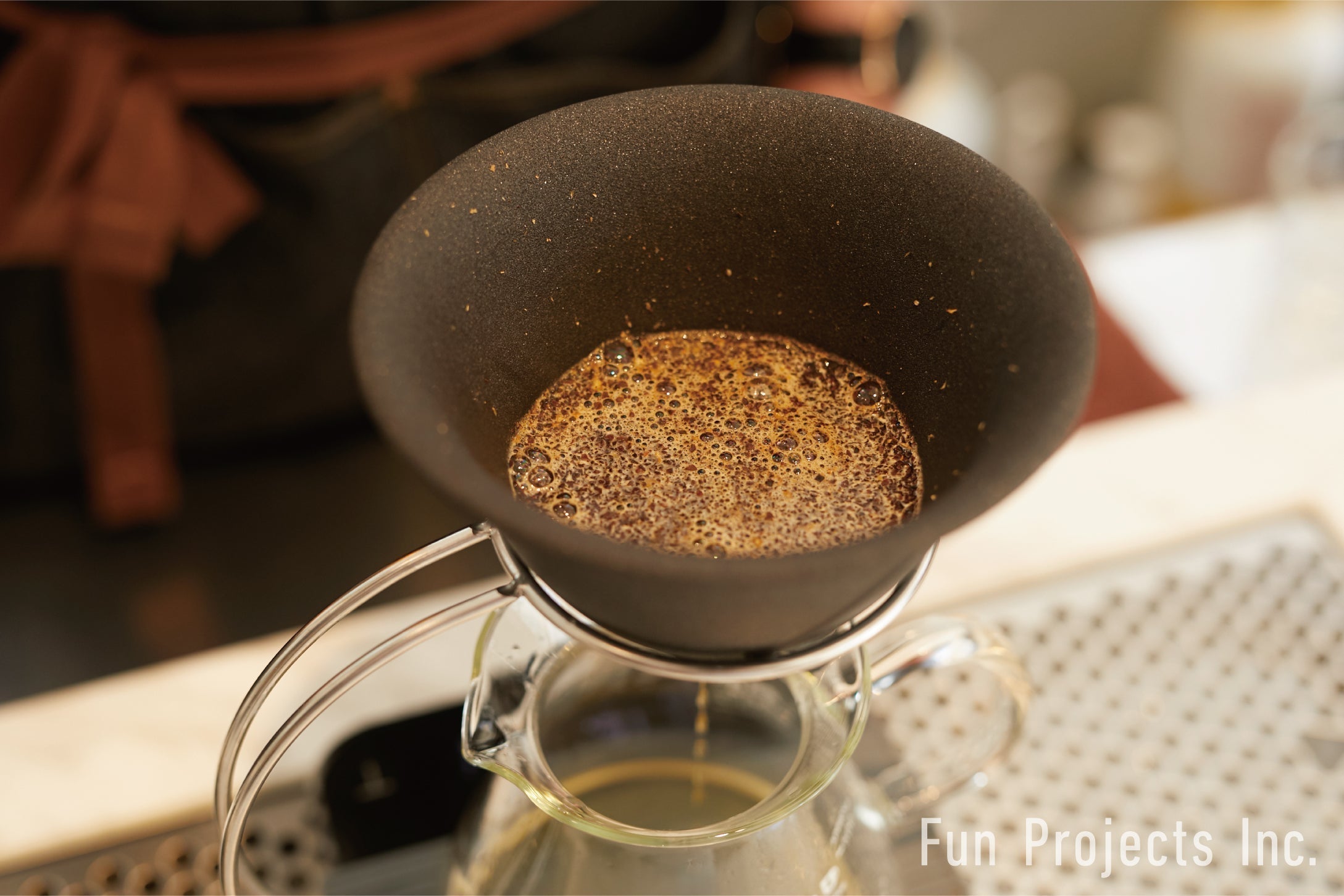 Coffee Maker Set Pour Over Drip Pot+Cone Coffee Dripper Filter Net